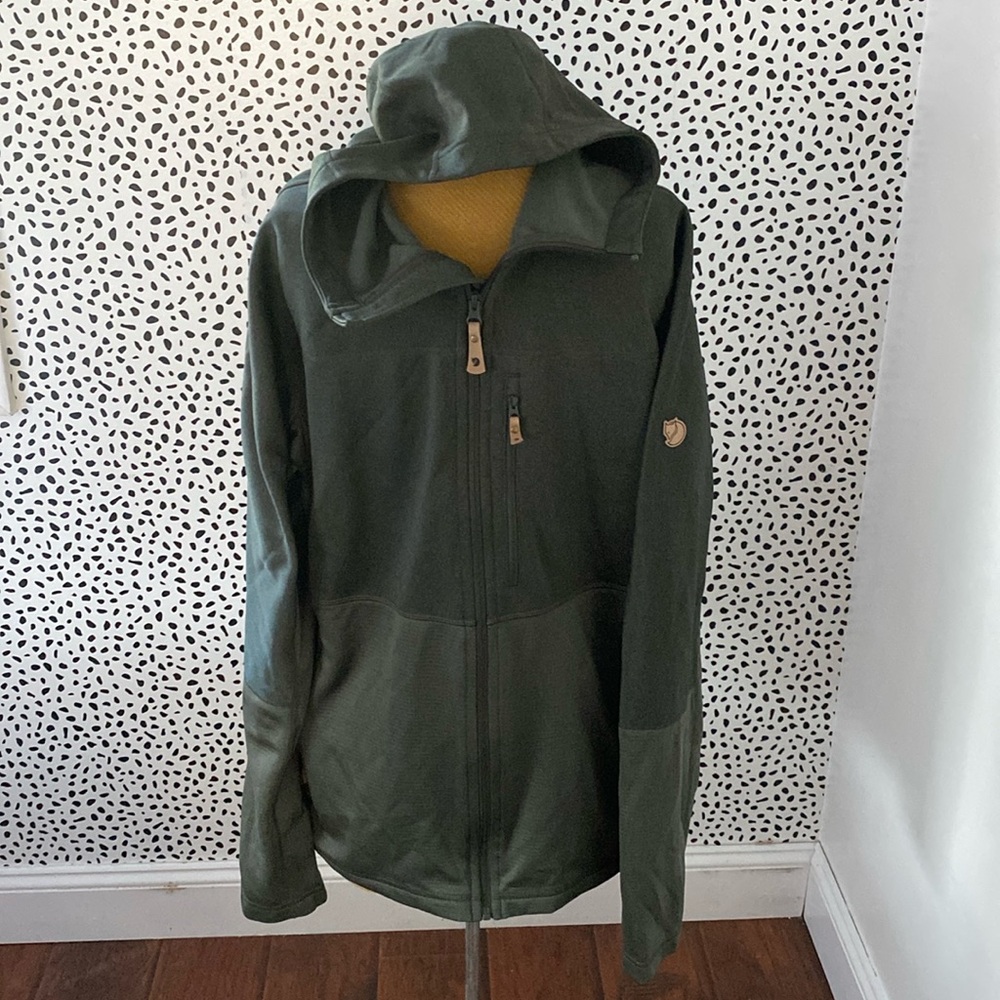 Fjallraven Mens Abisko Trail Fleece size XXL-color-deep forest-hiking ge…